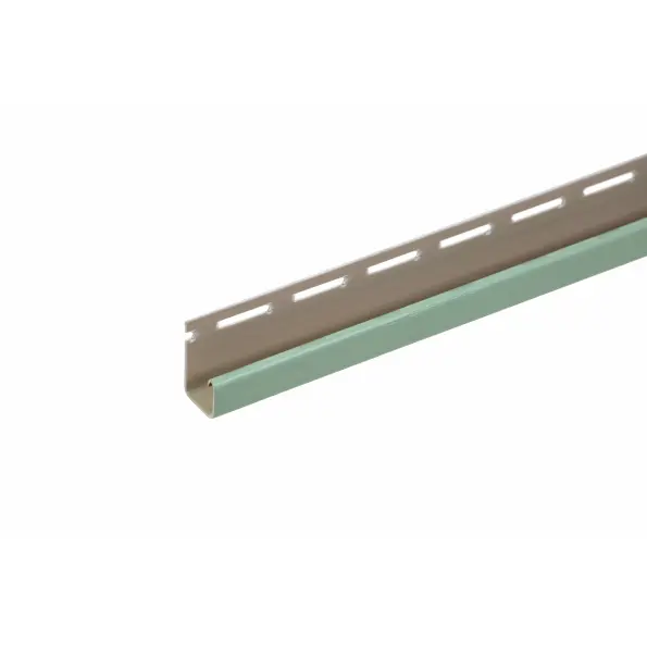 Планка FaSiding Standard/BlockHouse J-trim, (планка 3,66 м.п.), папороть